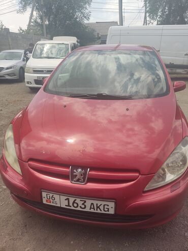 автомобиль легковые: Peugeot 307: 2002 г., 1.6 л, Автомат, Бензин, Жол тандабас