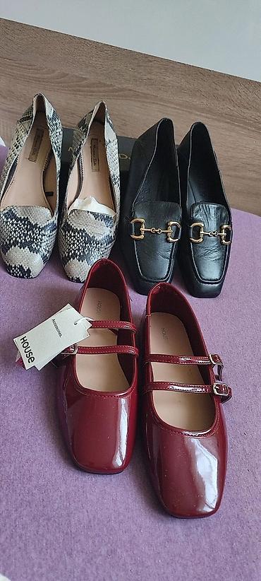 Baletanke: Ženska obuća – više modela - Balerine bordo lakirane, brend House — 1