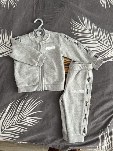 детские подростковые спортивные костюмы: Uşaq idman geyim dəsti – 2 variant 1) Boz “PUMA” dəsti - 2 parça