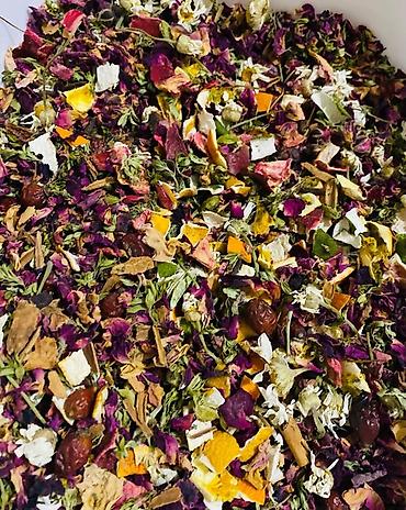 Çay: Güllü ədviyyatlı çay qarışığı - Tərkib: yaşıl/qara çay yarpaqları — 16