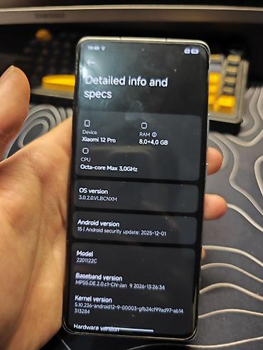 Xiaomi: Xiaomi, 12 Pro, Б/у, 256 ГБ, 2 SIM — 6