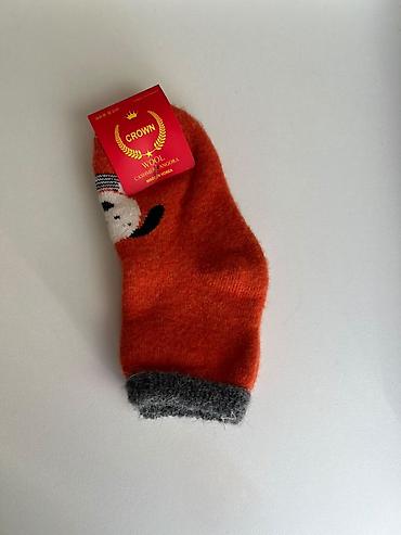air monarch: Детские тёплые носки CROWN/BENE SOX - Материал: 100% wool (по ярлыку — 10