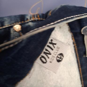 boyfriend şalvar: Uşaq üçün qışlıq jeans şalvar, 12 ay üçün, geyinilməyib - Brend — 4