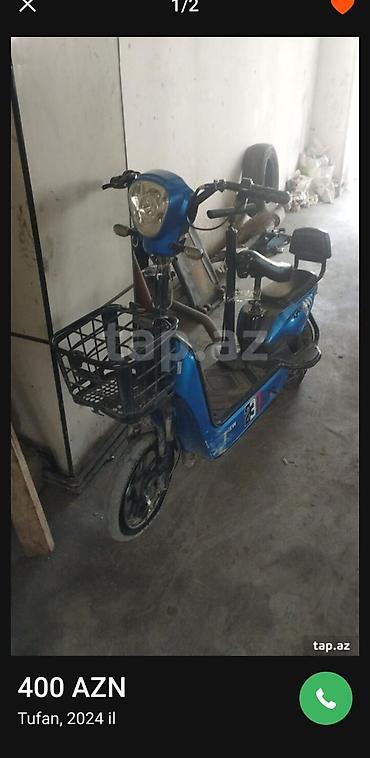 elektrikli scooter tap az: Tufan - VOLTA, 50 sm3, 2024 il, 7000 km — 3