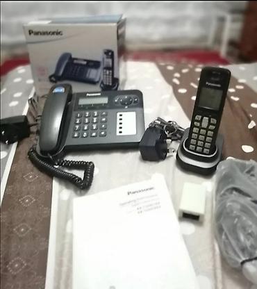 Stasionar telefonlar: PANASONiC telefon ikili hem TOKLA hem toksuz isleyir tep teze — 6