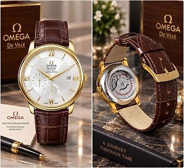 omeqa lux: Yeni, Qol saatı, Omega, rəng - Qızılı — 2