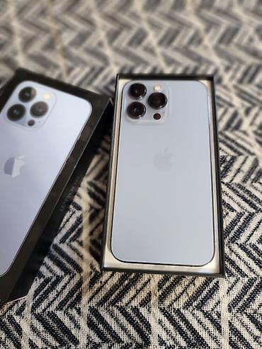 iphone 16 pro 2 ci el: IPhone 13 Pro, 256 GB, Sierra Blue, Face ID, Zəmanət, Barmaq izi — 3