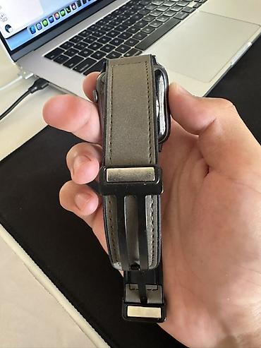 mi bend: Apple Watch Series 4 (GPS) - Корпус: алюминий, темно‑серый цвет — 3