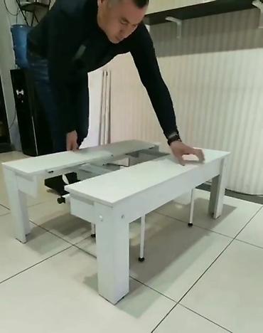 Столы-трансформеры: Стол трансформер "Швейцар 40/77" длина от 48 до 300 см высота — 26