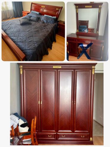 İkinəfərlik çarpayı, Dolab, Komod, 2 tumba, İşlənmiş