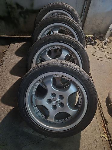 оригинальные диски ауди 100 с4: Колеса в сборе 235 / 45 / R 17, Лето, Б/у, Комплект, Легковые, Литые, отверстий - 5 — 1