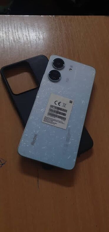 коврик под мышку: Redmi, Redmi 13C, Колдонулган, 128 ГБ, түсү - Көк, 2 SIM