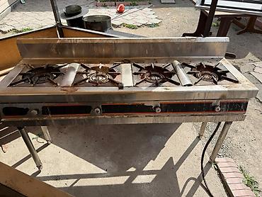 Промышленная газовая плита на 4 конфорки под природный газ. -
