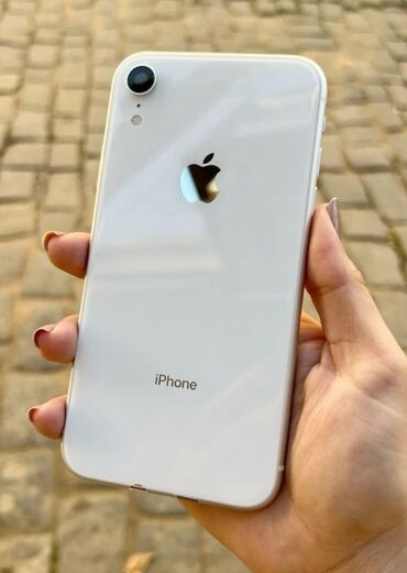 бу телефону: IPhone Xr, Б/у, 128 ГБ, Белый, 79 %