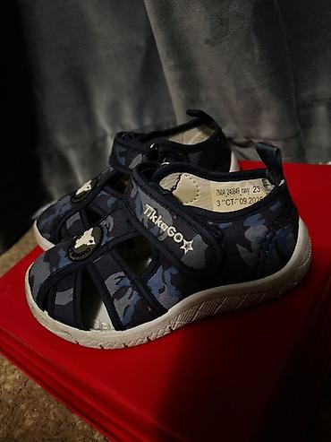 Детские текстильные сандалии TikkiGO! (модель navy)состояние идеальное
