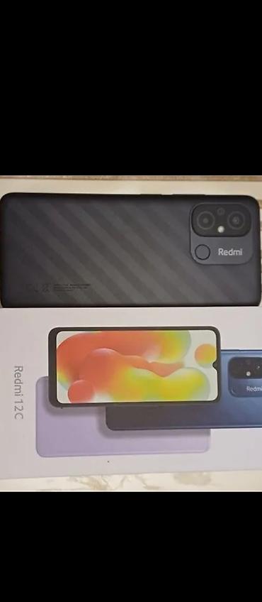 Redmi 12C, 128 GB, rəng - Qara, Barmaq izi