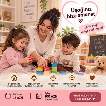Gəncə Uşaq Baxıcısı 10+ təcrübə 32 yaş İşinizə, gündəlik lalafo.az -da Gəncə Uşaq Baxıcısı 10+ təcrübə 32 yaş İşinizə, gündəlik