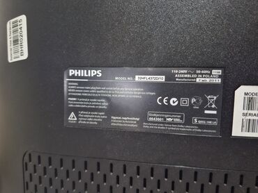 Televizorlar: Televizor Philips LCD 32" Ödənişli çatdırılma — 2