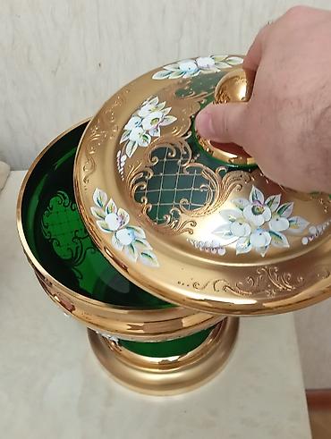 Кухонные принадлежности: Orijinal bogema.Hündürluyü 30 sm,diametri 22 sm.Yaşil qapaqlı konfet — 3