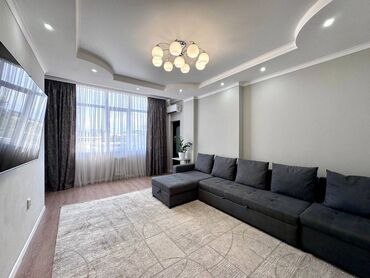 продам 3 х ком кв в мкр: 2 бөлмө, 80 кв. м, Элитка, 3 кабат, Евроремонт