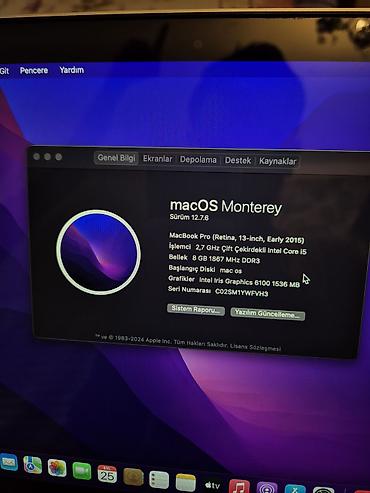 macbook pro 2013: İşlənmiş Apple MacBook, 13.3 ", Intel Core i5, 128 GB — 3