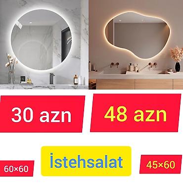 güzgülərin satışı: Güzgü Divar üçün, Arxa işıqlı — 1