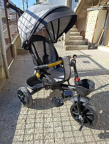 plasticne kucice: Dečji tricikl/kombinovana guralica sa tendom – FABI BABY Dete nije — 4