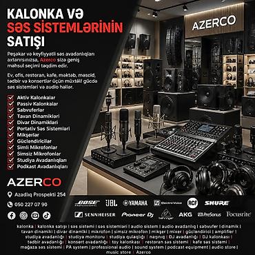 bose ses sistemi: Kalonka və səs sistemlərinin satışı Peşəkar və keyfiyyətli audio — 2