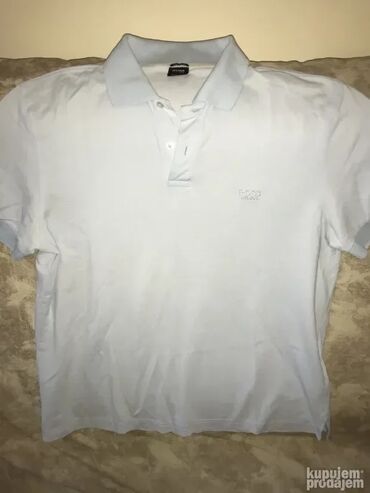 Majice: Majica na kratke rukave, L, Hugo Boss, bоја - Svetloplava, Pamuk — 5