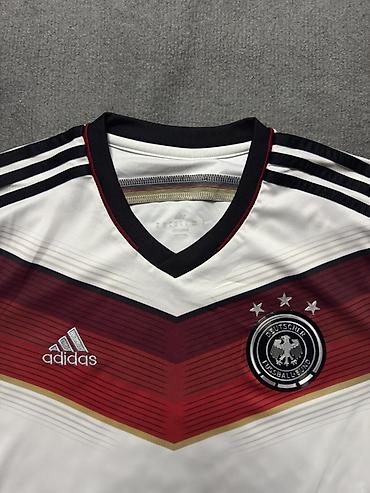 almaniyada saat neçədir: Futbolka, Adidas, M, rəng - Ağ — 4