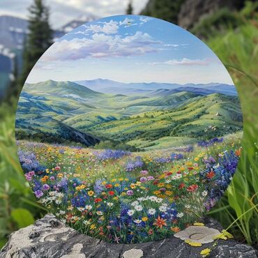 Картины: Картины для интерьера — серия пейзажей и флористики - Картина 1 — 6