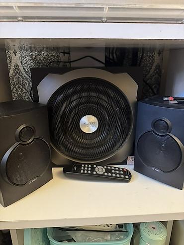 bose ses sistemi: F&D 2.1 səs sistemi - Komponentlər: 1 ədəd aktiv subwoofer + 2 — 1