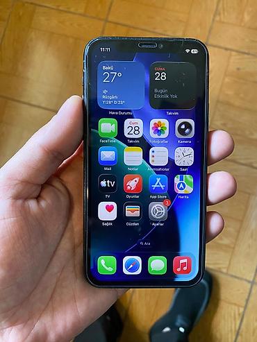 iphone 11 64gb qiymeti irsad: IPhone 11 Pro, 256 GB, Yaşıl, Zəmanət, Simsiz şarj, Face ID — 3