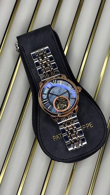 mirvari reng: Patek Philippe qol saatı – avtomatik mexanizm, safir şüşə, 5 ATM suya — 3