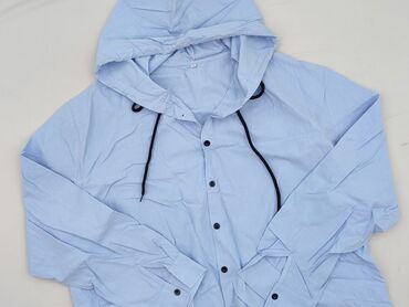 bluza z koszulową wstawką: Women`s hoodie, size 2XL (EU 44)