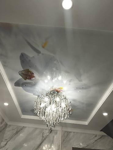 Натяжной потолок: Натяжной потолок Глянцевое, Матовое, 3D потолки Гарантия, Бесплатная консультация, Бесплатный замер — 26