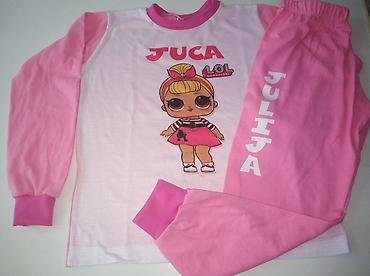 Pidžame: Dec pidzama Vel 2-8 Cena 2100 din Moze kombinacija boja stampe imena — 30