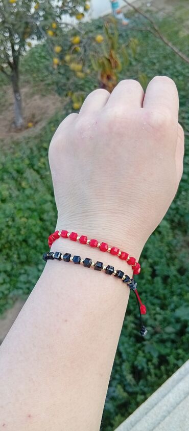 Bilərziklər: Məhsul: Əl işi boncuk və daşlardan hazırlanmış müxtəlif qolbaqlar - — 19