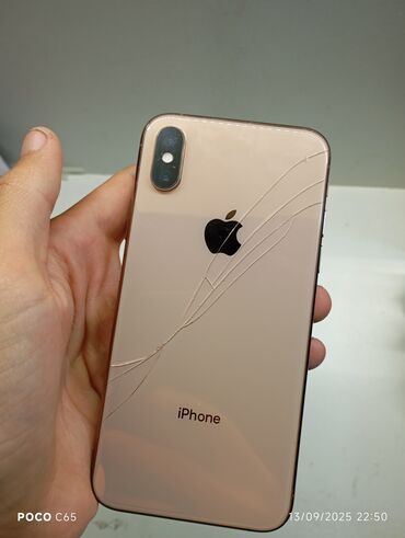 Apple iPhone: IPhone Xs, 64 GB, Qızılı, Simsiz şarj