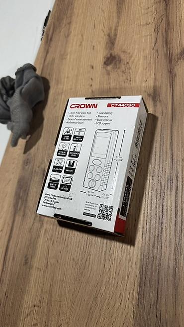 Рулетки и дальномеры: Лазерный дальномер CROWN CT44030 (Professional) - Диапазон измерения — 2