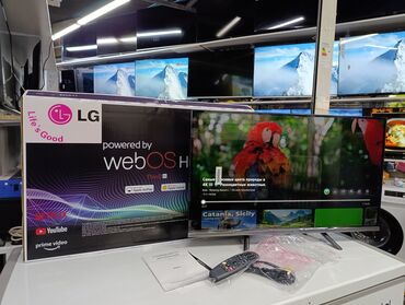 LJ VEBOS Телевизор LG 32' 4K VA, ThinQ AI, WebOS 5.0, Al Sound, Ultra