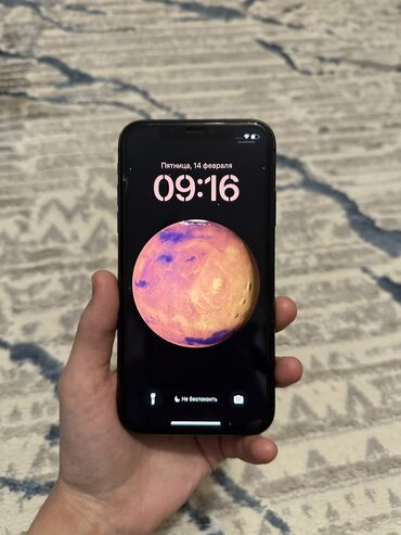 Apple iPhone: IPhone 11, Б/у, Черный, Защитное стекло, Чехол, 78 %