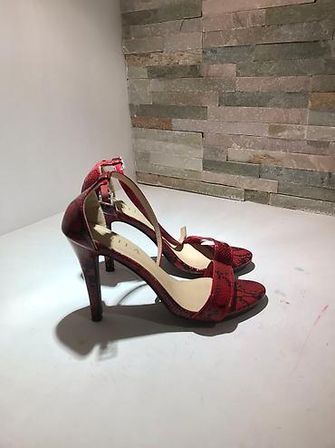 Sandale: Kožne sandale, zmijska koza, nove! — 3