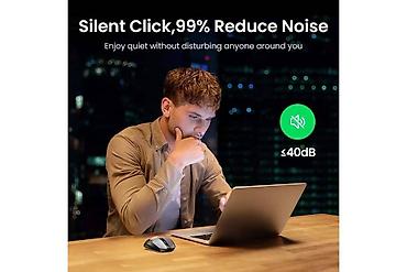 e book: UGREEN MU006S — двойная беспроводная эргономичная мышь с Bluetooth — 5