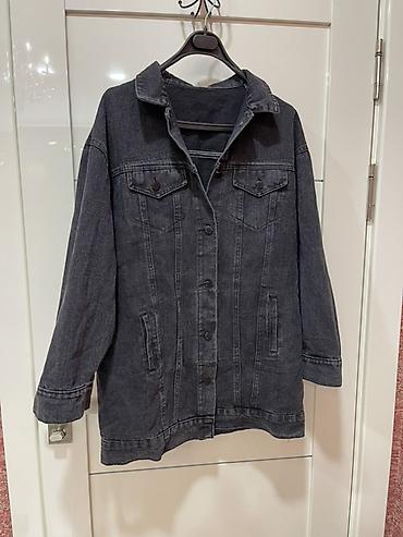 Джинсовые куртки: Подборка одежды: 1) Джинсовая куртка универсального чёрно‑графитового — 1