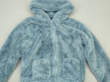 spodnie zimowe: Children's fur coat H&M, 12 years, Synthetic fabric, condition - Very good
