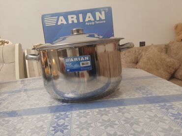 qul: Qazan, rəng - Gümüşü, Paslanmayan polad, 5-dən çox l, 28 sm, Türkiyə