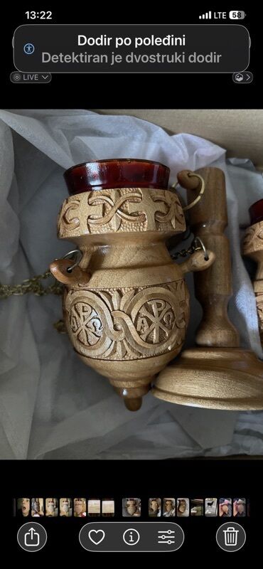 Sveće i svećnjaci: Svećnjak, bоја - Braon, Novo — 9