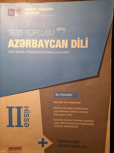 Testlər: Istifadə olunmuş dim Az dili test toplusu 2ci hissə sadəcə girişdə 1 2 — 2