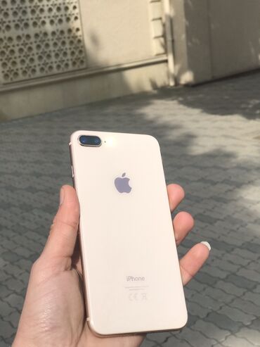 iphone 13 plus qiymeti: IPhone 8 Plus, 64 GB, Matte Gold, Barmaq izi